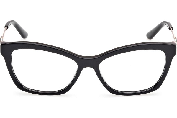 Okulary korekcyjne Guess GU50231 001 Kocie oczy Czarne