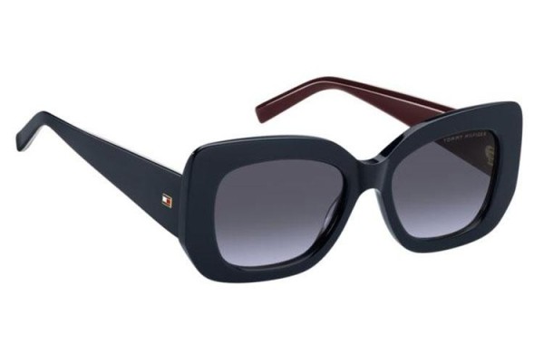 Ochelari de soare Tommy Hilfiger TH2224/S PJP/GB Cat Eye Albaștri