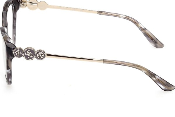 Okulary korekcyjne Guess GU50230 020 Kocie oczy Szare
