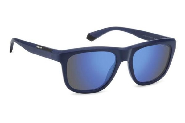 Ochelari de soare Polaroid PLD2163/S FLL/5X Polarized Pătrați Albaștri