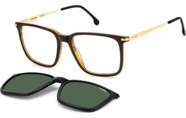 Okulary korekcyjne Carrera CA357/C EX4/17 Polarized Kwadratowe Brązowe