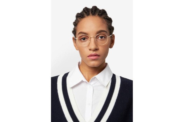 Okulary korekcyjne Tommy Hilfiger TH2222 J5G Okrągłe Złote
