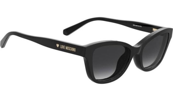 Okulary korekcyjne Love Moschino MOL657/C/TN 807/17 Kocie oczy Czarne