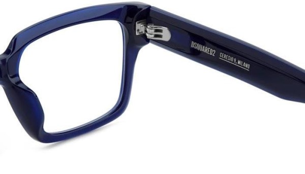 Okulary korekcyjne Dsquared2 D20167/G PJP Kwadratowe Niebieskie
