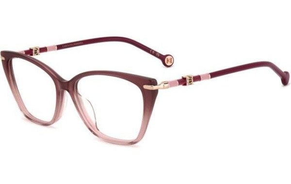 Okulary korekcyjne Carolina Herrera HER0303/G L39 Kocie oczy Czerwone