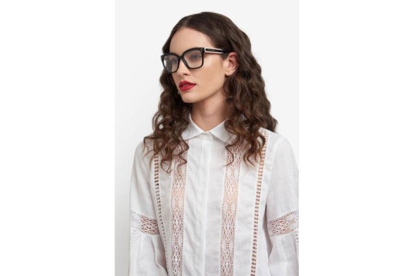 Okulary korekcyjne Carolina Herrera HER0316 3H2 Kocie oczy Czarne