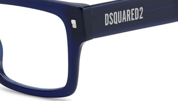 Okulary korekcyjne Dsquared2 D20167/G PJP Kwadratowe Niebieskie