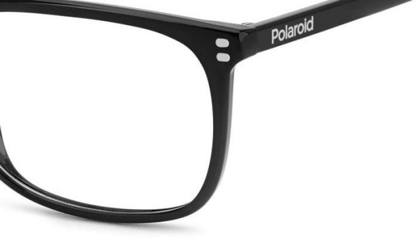 Okulary korekcyjne Polaroid PLDD553 807 Kwadratowe Czarne