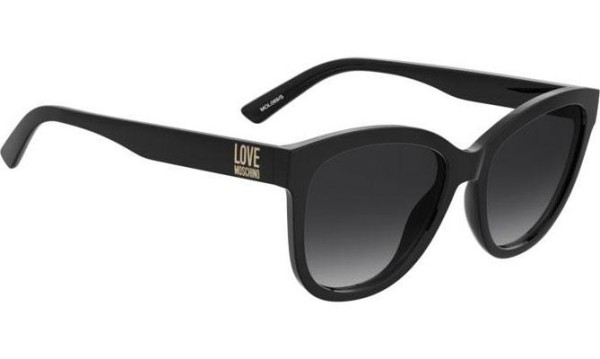 Okulary przeciwsłoneczne Love Moschino MOL089/S 807/9O Kocie oczy Czarne