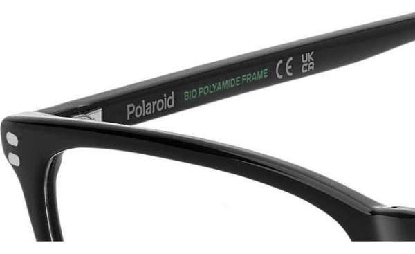 Okulary korekcyjne Polaroid PLDD553 807 Kwadratowe Czarne