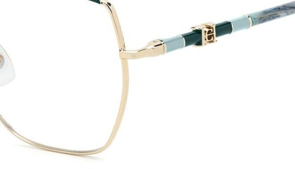 Okulary korekcyjne Carolina Herrera HER0306 PEF Kocie oczy Złote