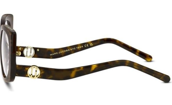 Okulary korekcyjne Marc Jacobs MARC810 086 Kocie oczy Havana