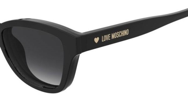 Okulary korekcyjne Love Moschino MOL657/C/TN 807/17 Kocie oczy Czarne