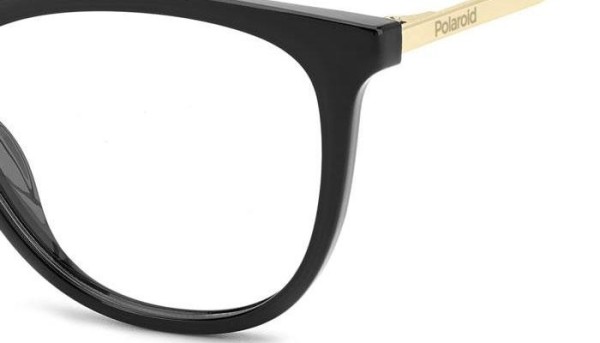 Okulary korekcyjne Polaroid PLDD564 807 Kocie oczy Czarne