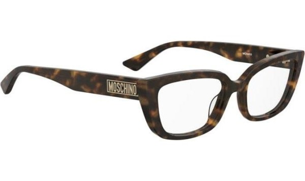 Okulary korekcyjne Moschino MOS653 086 Kocie oczy Havana