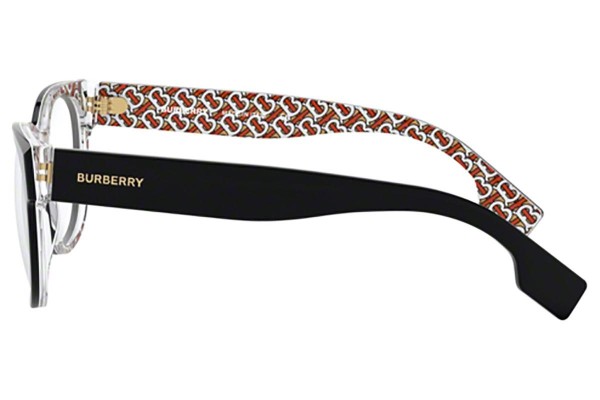 Okulary korekcyjne Burberry BE2301 3822 Kocie oczy Czarne