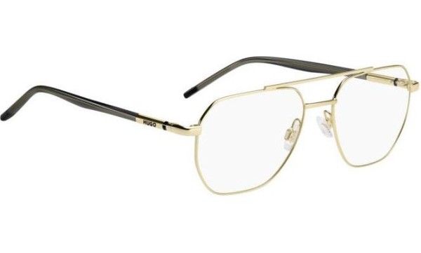 Okulary korekcyjne HUGO HG1354 J5G Kwadratowe Złote