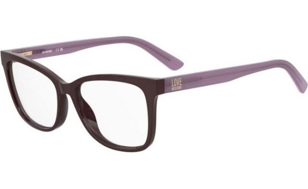 Okulary korekcyjne Love Moschino MOL660 0T7 Kocie oczy Fioletowe