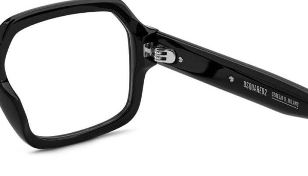 Glasses Dsquared2 D20162 284 Kwadratowe Czarne