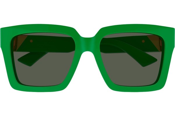 Okulary przeciwsłoneczne Bottega Veneta BV1198SA 003 Kwadratowe Zielone