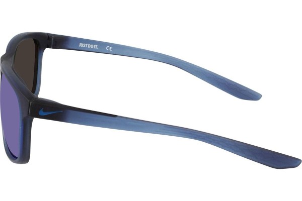 Okulary przeciwsłoneczne Nike Endure M FJ2198 410 Prostokątne Niebieskie