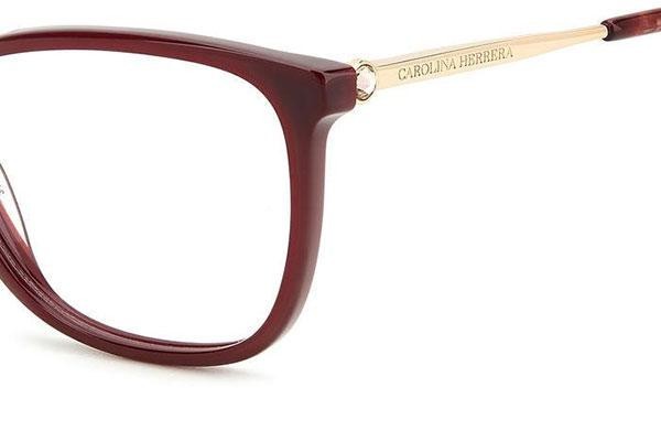 Glasses Carolina Herrera HER0197 6K3 Kocie oczy Czerwone