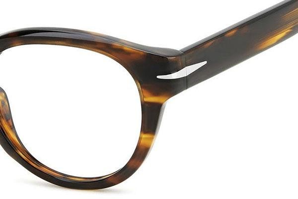 Glasses David Beckham DB7114 EX4 Okrągłe Havana