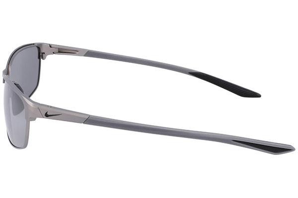 Okulary przeciwsłoneczne Nike Modern Metal DZ7364 918 Prostokątne Srebrne