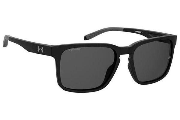 Okulary przeciwsłoneczne Under Armour UAASSIST 2 08A/M9 Polarized Prostokątne Czarne