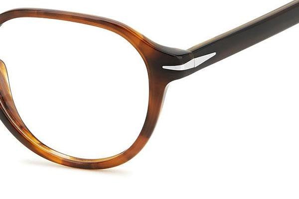 Okulary korekcyjne David Beckham DB1136 EX4 Okrągłe Havana