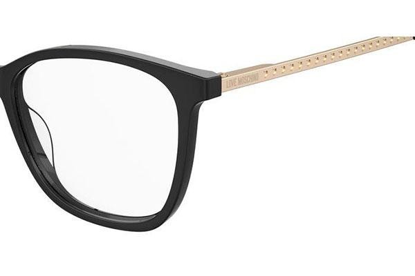 Glasses Love Moschino MOL622 807 Kwadratowe Czarne