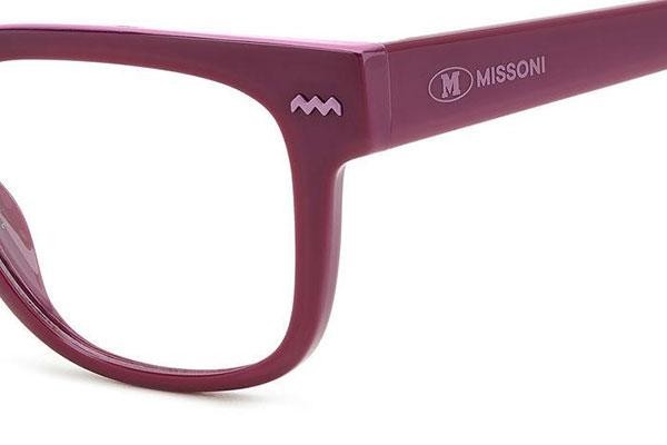 Okulary korekcyjne M Missoni MMI0154 8CQ Prostokątne Czerwone