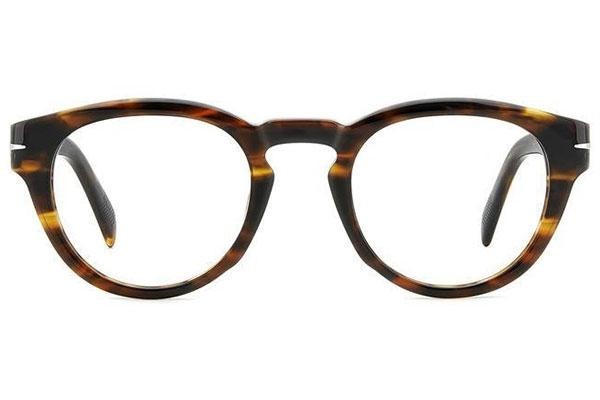 Glasses David Beckham DB7114 EX4 Okrągłe Havana