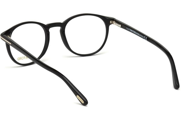 Okulary korekcyjne Tom Ford FT5294 001 Okrągłe Czarne