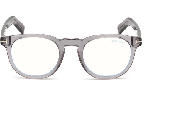 Okulary korekcyjne Tom Ford FT5629-B 020 Okrągłe Szare