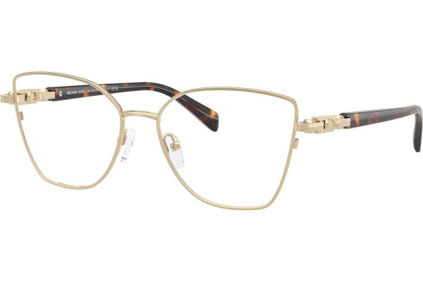 Okulary korekcyjne Michael Kors Nikki Beach MK3090 1014 Kocie oczy Złote