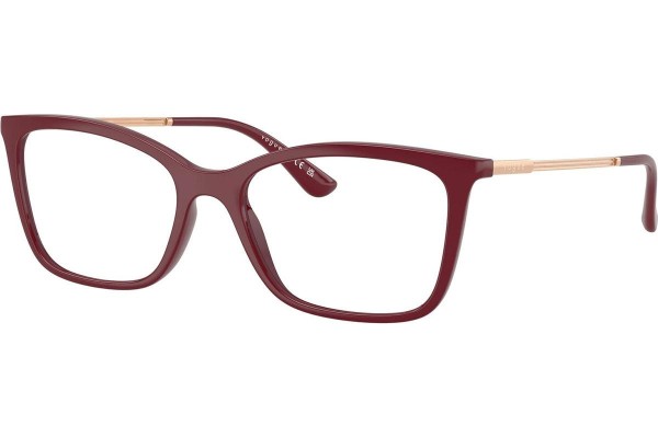 Okulary korekcyjne Vogue Eyewear VO5563 2875 Kwadratowe Czerwone