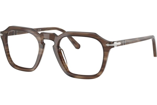 Okulary korekcyjne Persol PO3292V 1208 Kwadratowe Brązowe