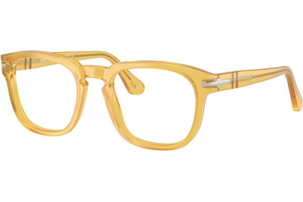 Okulary korekcyjne Persol PO3376V 204 Kwadratowe Żółte