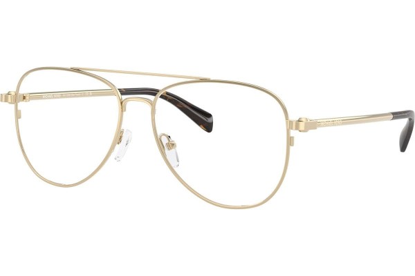 Okulary korekcyjne Michael Kors Sao Paulo MK3089 1014 Pilotki (Aviator) Złote