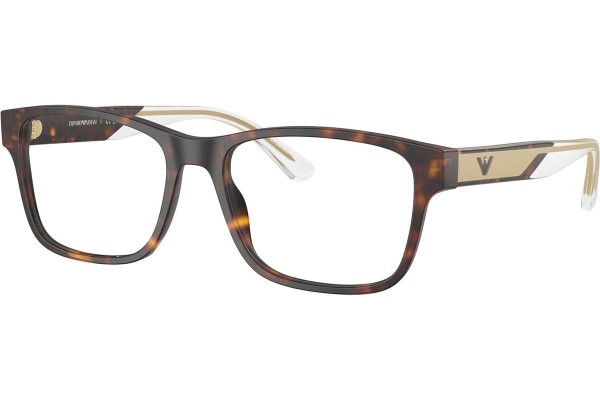 Okulary korekcyjne Emporio Armani EA3239 5002 Prostokątne Havana