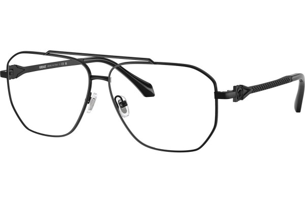 Okulary korekcyjne Versace VE1307 1436 Pilotki (Aviator) Czarne