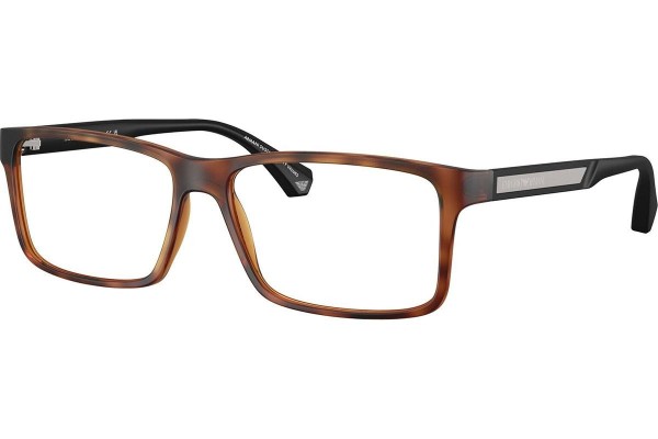 Okulary korekcyjne Emporio Armani EA3038 5002 Kwadratowe Havana