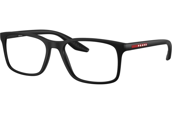 Okulary korekcyjne Prada Linea Rossa PS08RV 1BO1O1 Kwadratowe Czarne