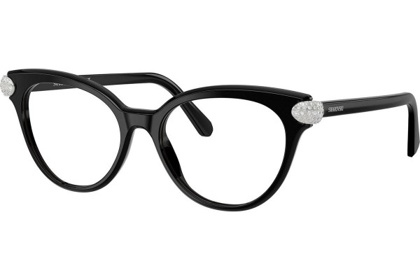 Okulary korekcyjne Swarovski SK2046 1001 Kocie oczy Czarne