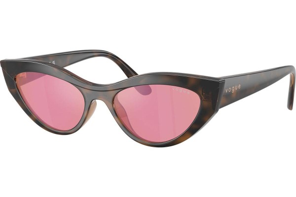 Okulary przeciwsłoneczne Vogue Eyewear VO5637SU 2386F6 Kocie oczy Havana