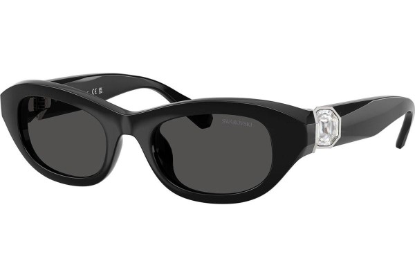 Okulary przeciwsłoneczne Swarovski SK6036U 103887 Owalne Czarne