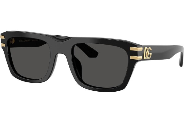 Okulary przeciwsłoneczne Dolce & Gabbana DG4496 501/87 Prostokątne Czarne