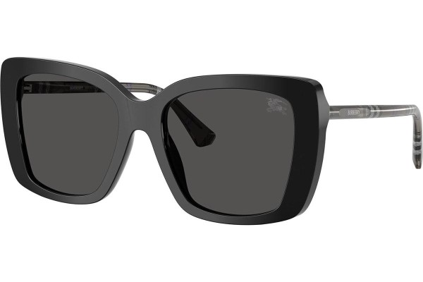 Okulary przeciwsłoneczne Burberry BE4456 416587 Kocie oczy Czarne