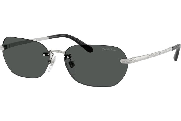 Okulary przeciwsłoneczne Ralph Lauren RL7089 900187 Prostokątne Srebrne